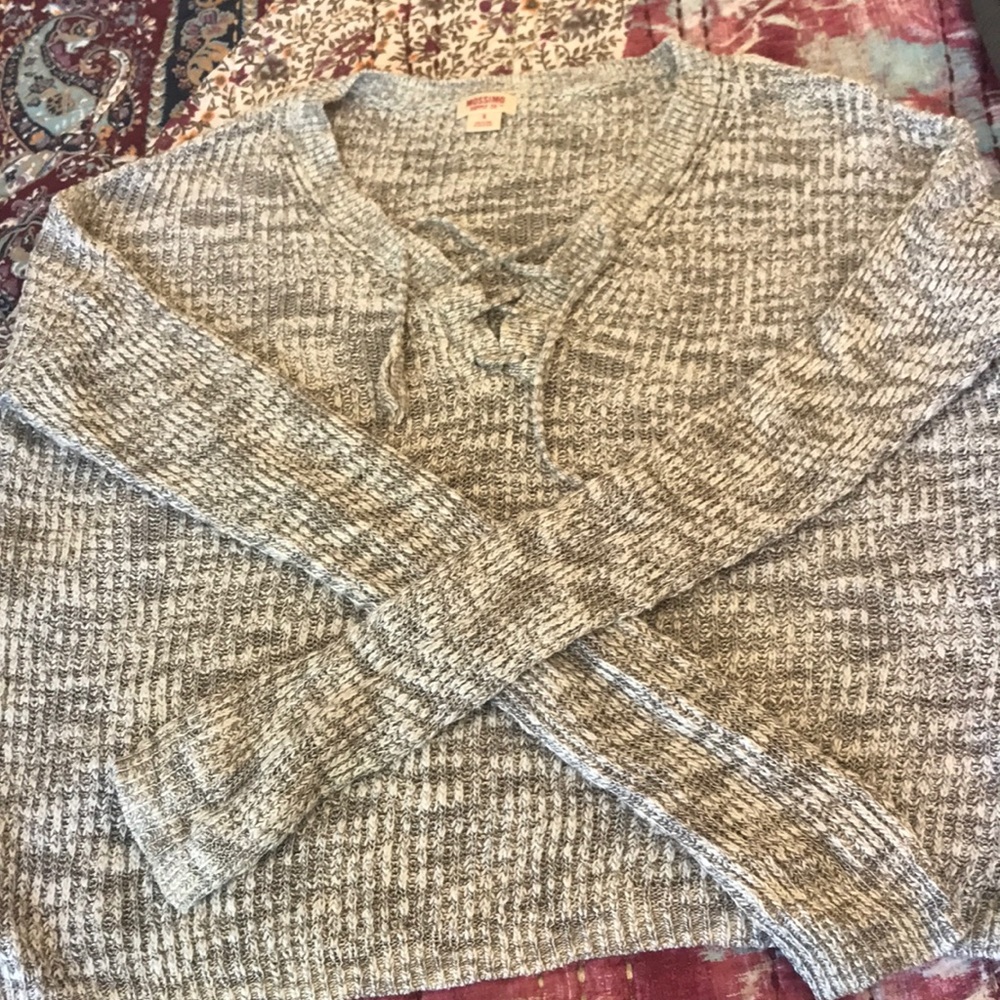 Grey Target sweater